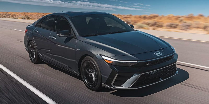 on road hyundai elantra