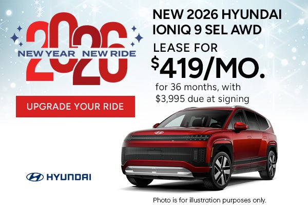 Lease for $419/month for 36 months
$3,995 due at signing